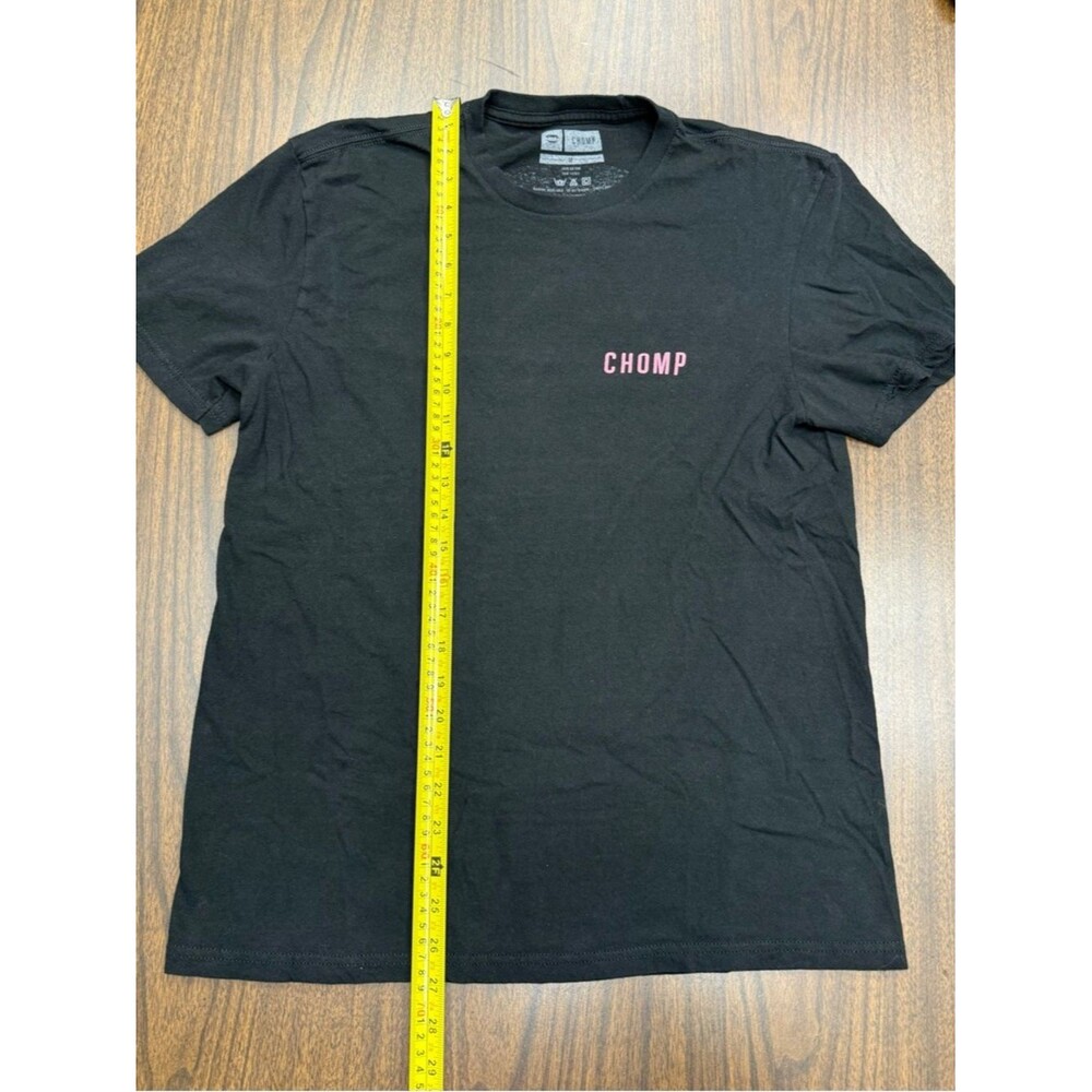 Chomp Sunset Undead Men's Black T-Shirt with Pink Graphic Mens Size Large - Picture 5 of 5